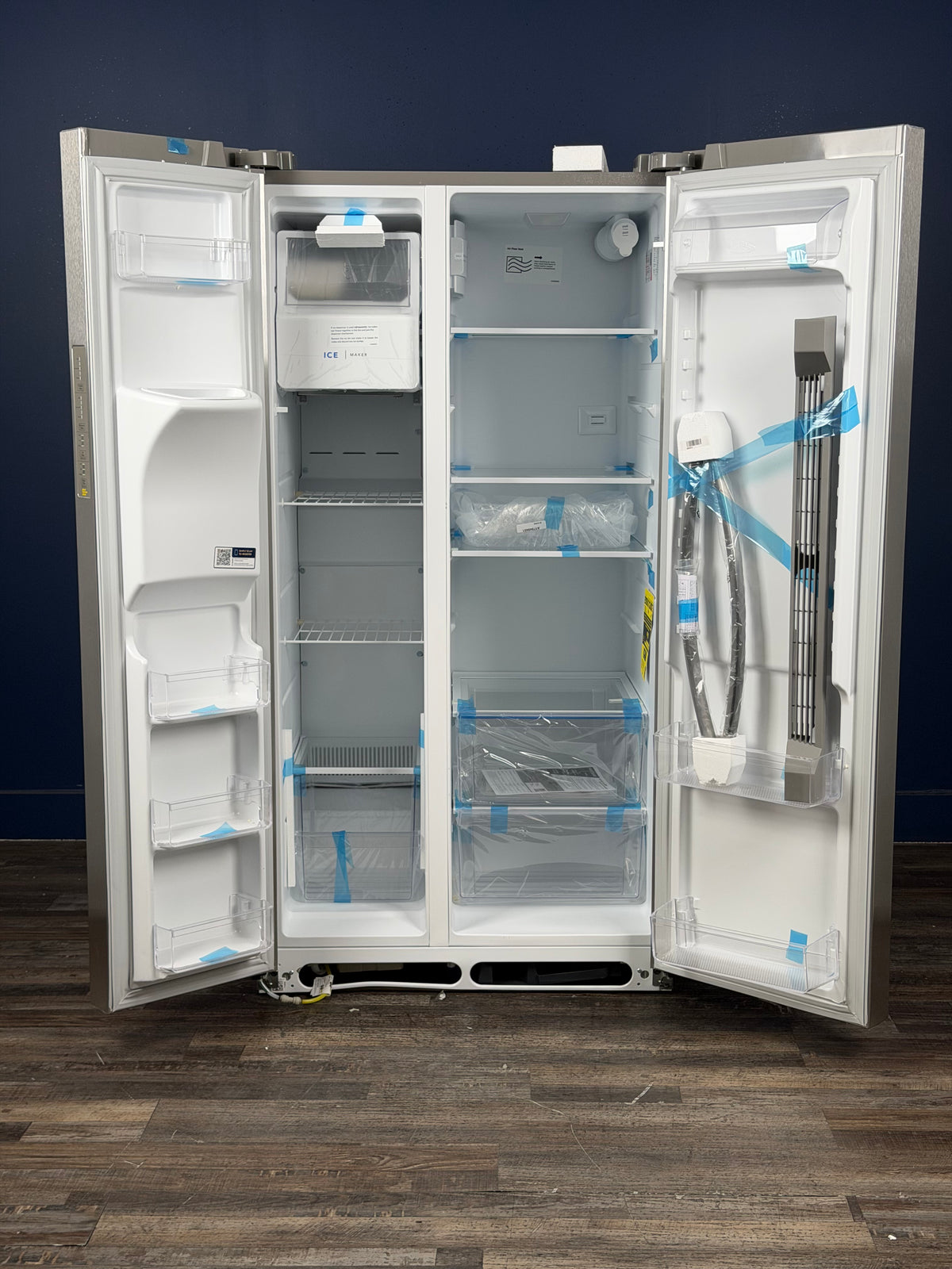 Frigidaire - 36 in. 26 cu. ft. Standard Depth Side by Side Refrigerator in Stainless Steel