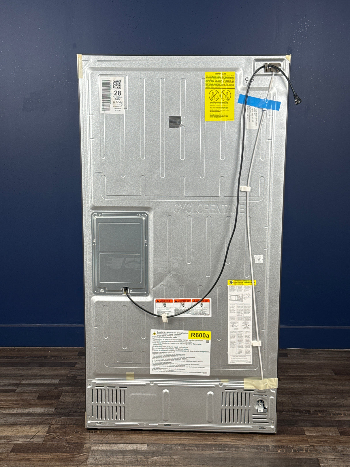 GE Profile - Profile 27.9 cu. ft. Smart 4-Door French Door Refrigerator with Door-in-Door in Fingerprint Resistant Stainless Steel