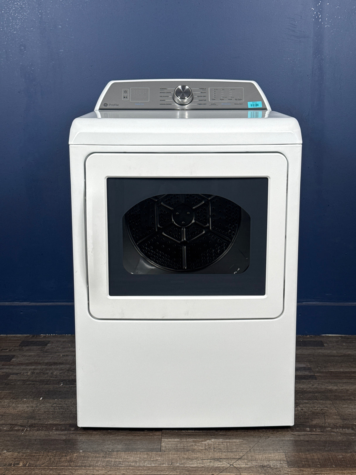 GE Profile - Profile 7.4 cu. ft. Smart Electric Dryer in White with Sanitize Cycle and Sensor Dry, ENERGY STAR