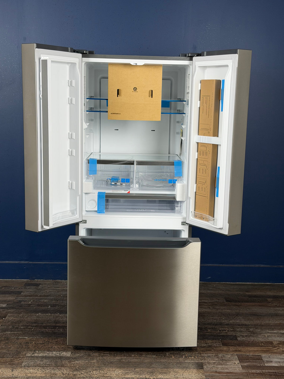 Frigidaire - Gallery 30 in. 20 cu. ft. Standard Depth French Door Refrigerator in Stainless Steel with Internal Water Dispenser