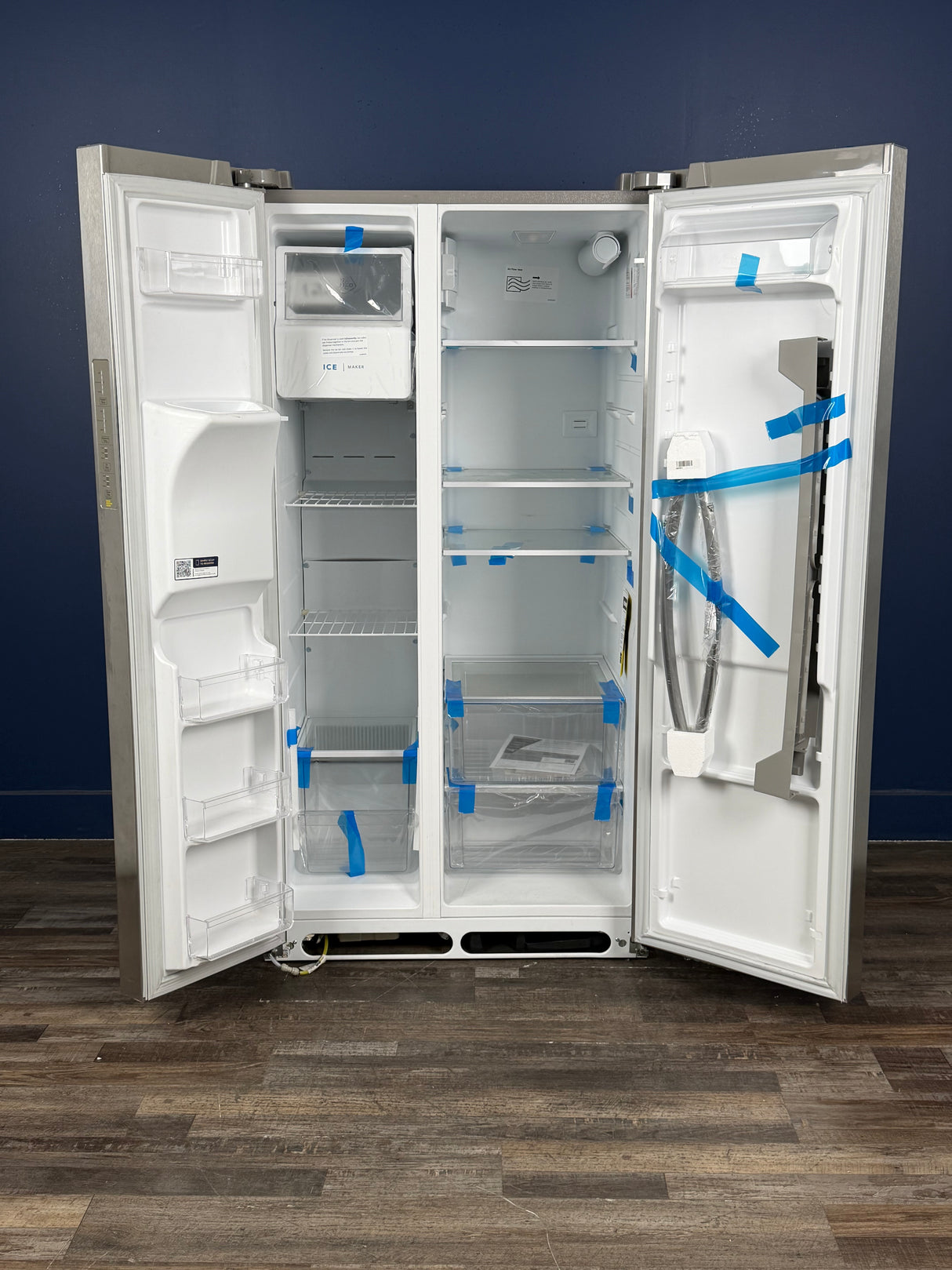 Frigidaire - 36 in. 26 cu. ft. Standard Depth Side by Side Refrigerator in Stainless Steel
