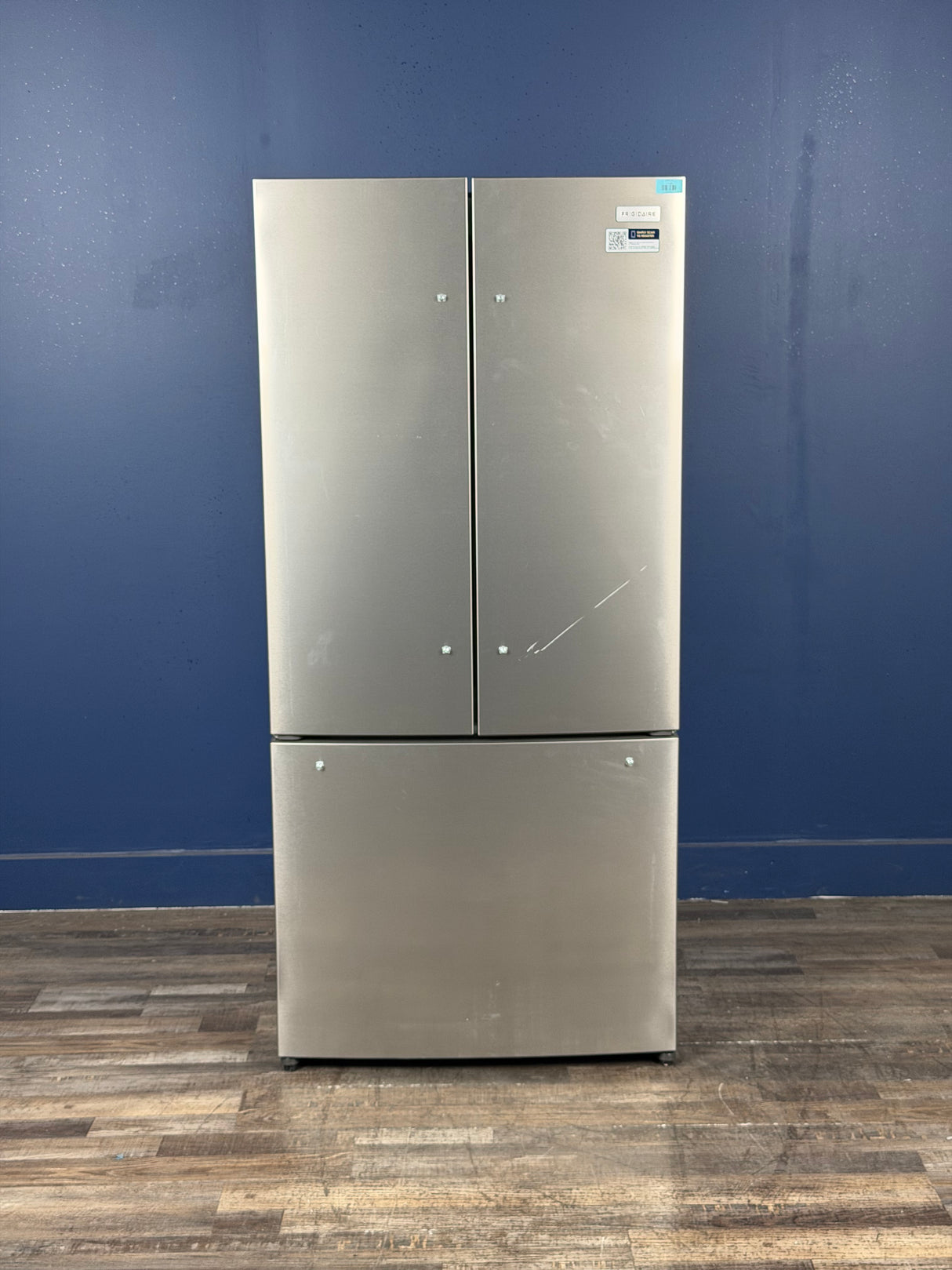 Frigidaire - 31.5 in. 18 cu. ft. Counter Depth French Door Refrigerator in Fingerprint-Resistant Stainless Look