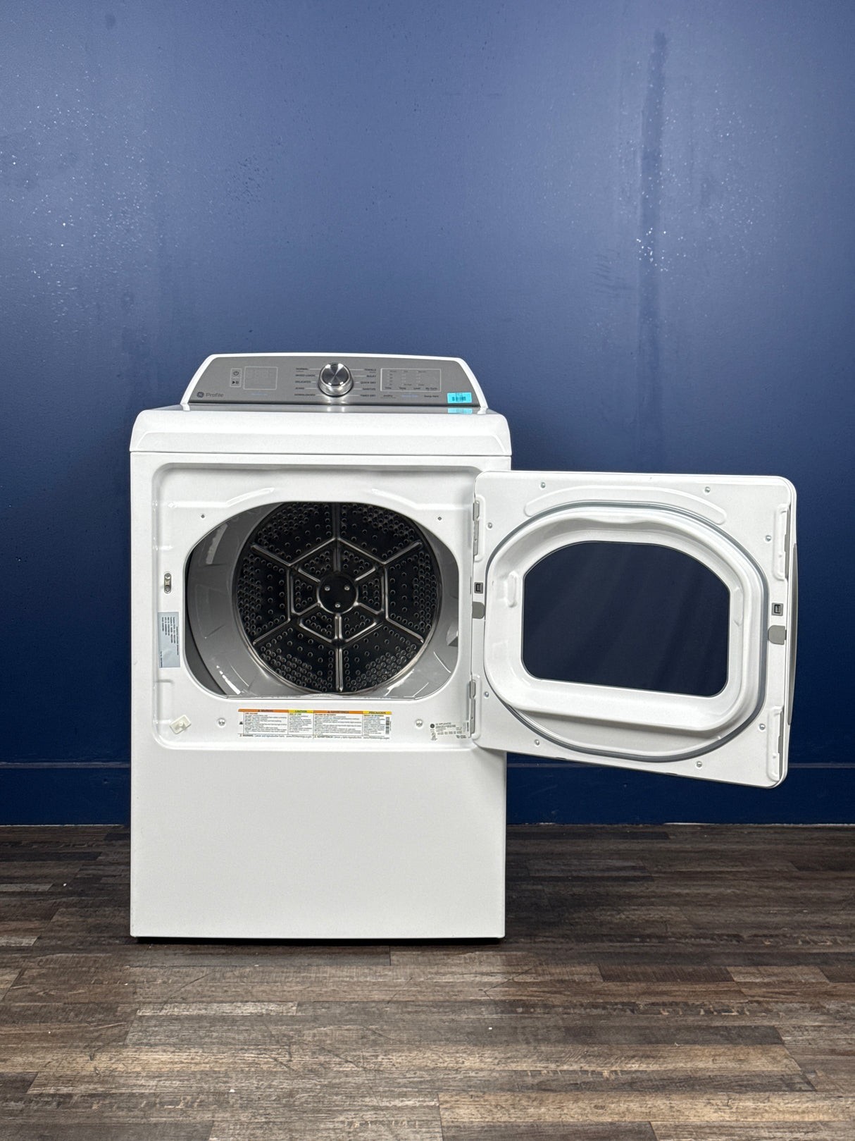 GE Profile - Profile 7.4 cu. ft. Smart Electric Dryer in White with Sanitize Cycle and Sensor Dry, ENERGY STAR