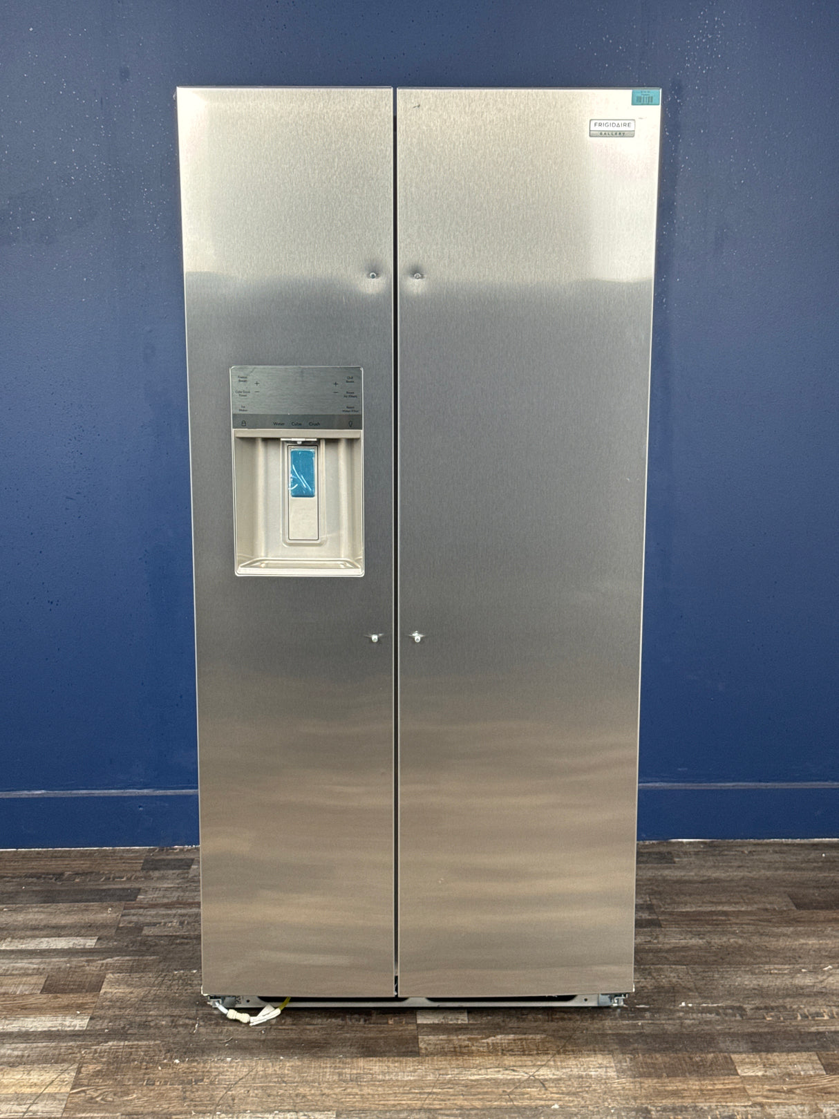 Frigidaire - Gallery 33 in. 22.3 cu. ft. Standard Depth Side by Side Refrigerator in Smudge-Proof Stainless Steel, ENERGY STAR