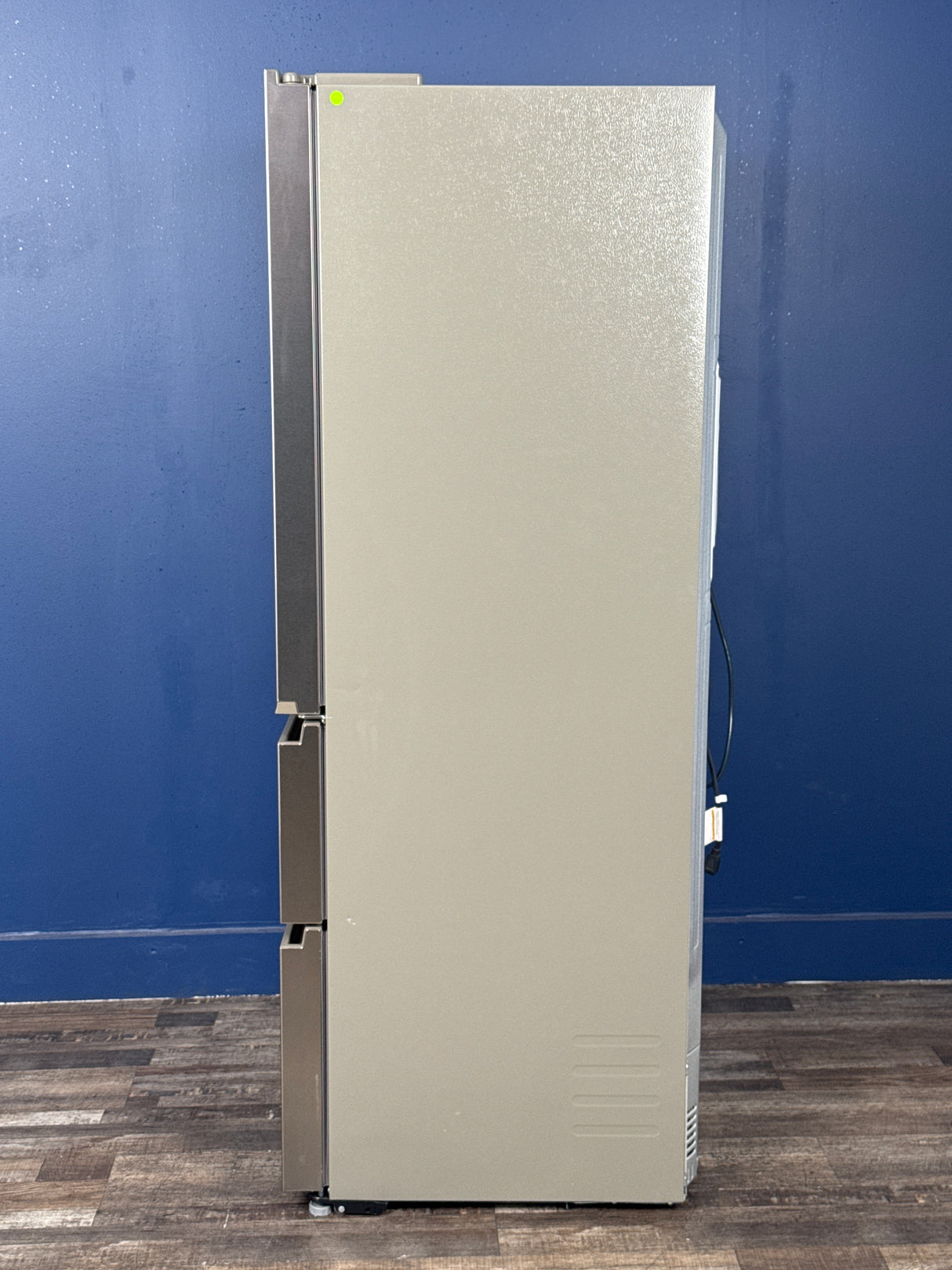 Haier - 14.5 cu. ft. French Door Refrigerator in Fingerprint Resistant Stainless Steel, Counter Depth