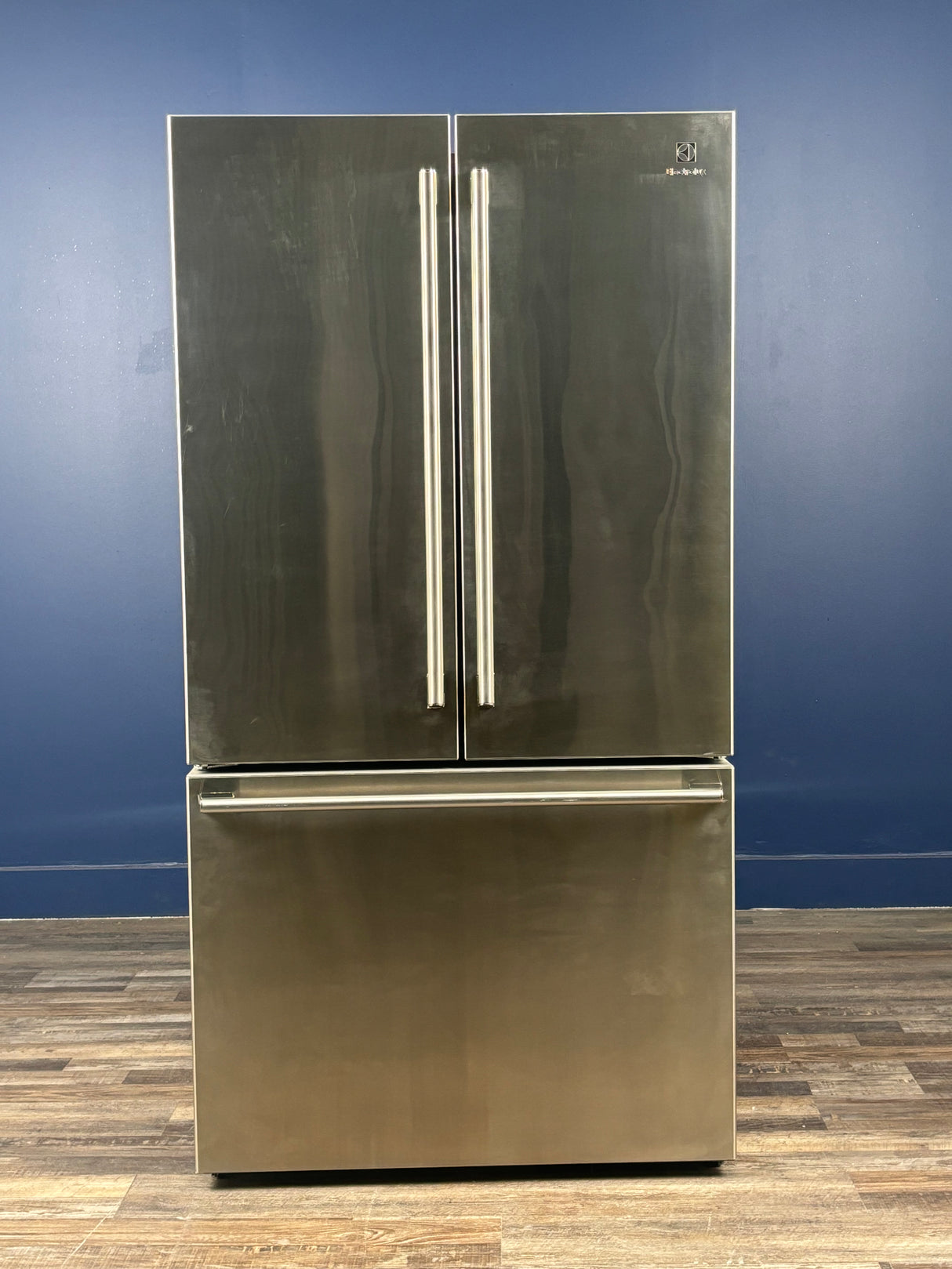Electrolux - 23 Cu. Ft. Counter-Depth French Door Refrigerator in Stainless Steel