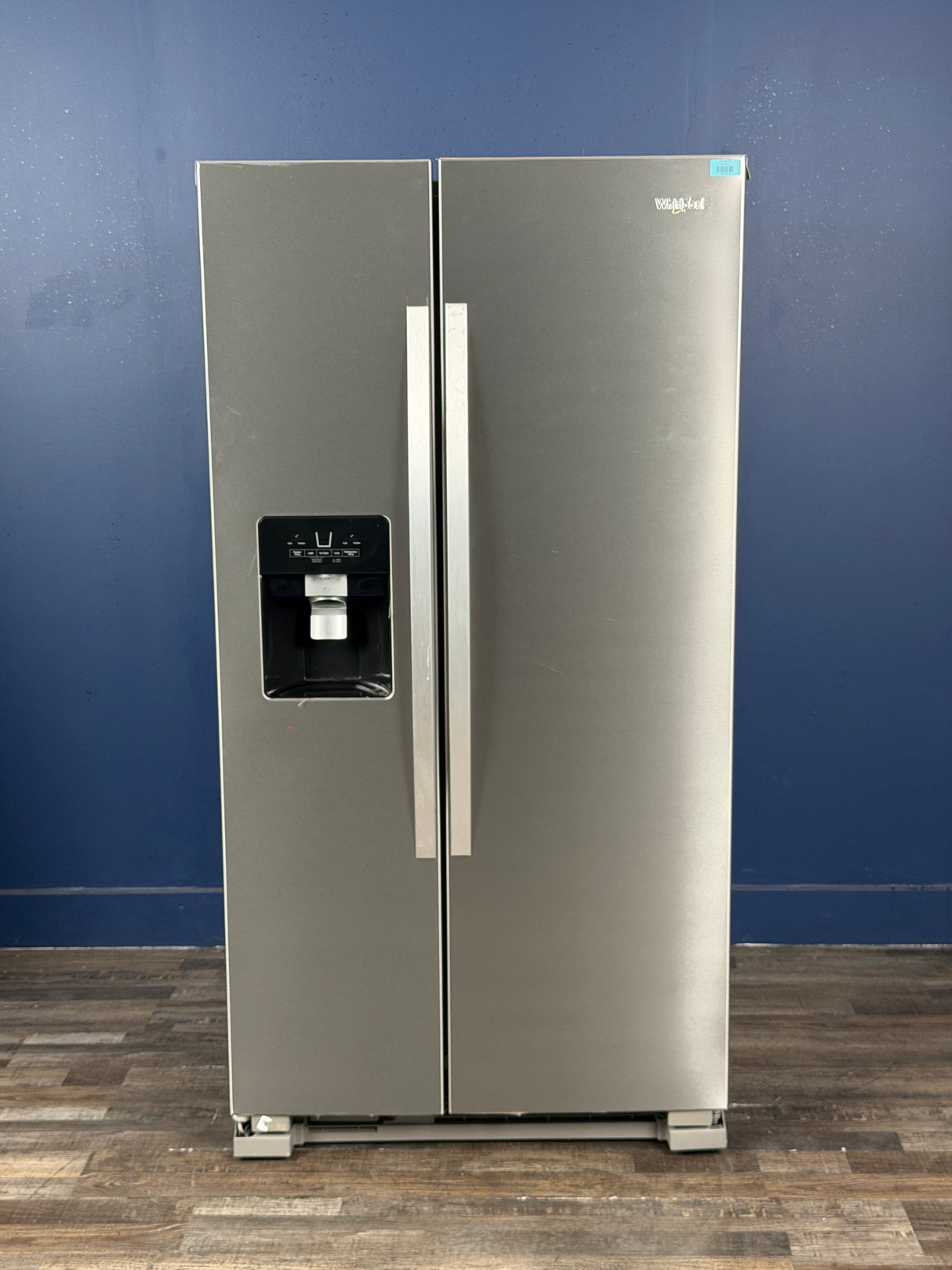 Whirlpool - 24.5 cu. ft. Side by Side Refrigerator in Fingerprint Resistant Stainless Finish