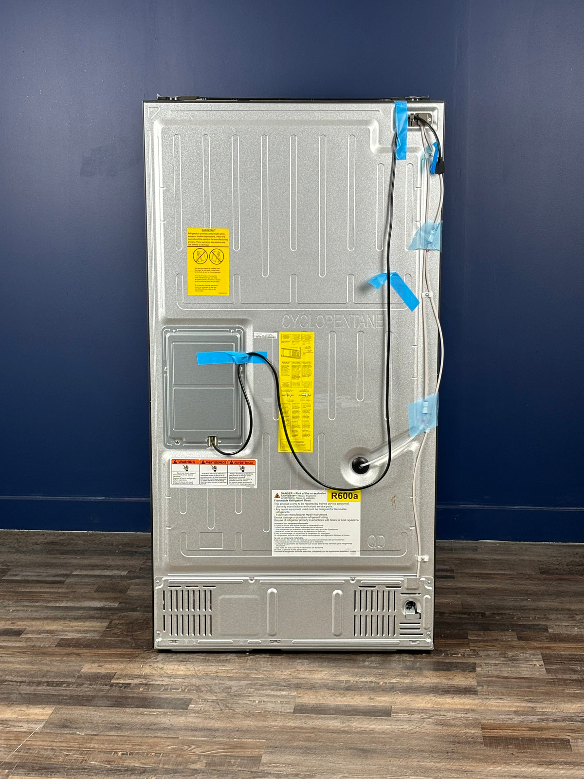 GE Profile - 36 in 23.2 cu. ft. Counter-Depth Fingerprint Resistant 4-Door French-Door Refrigerator w/ Dual-Dispense AutoFill Pitcher