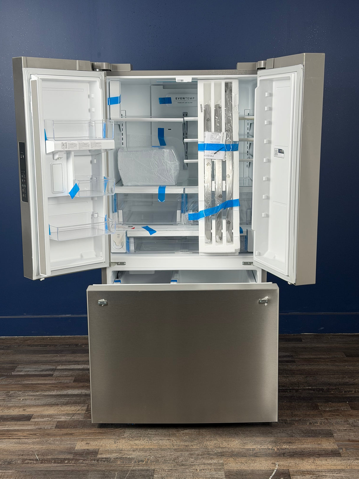 Frigidaire - 36 in 29 cu. ft. Standard Depth French Door Refrigerator in Smudge-Proof Stainless Steel with Internal Water Dispenser