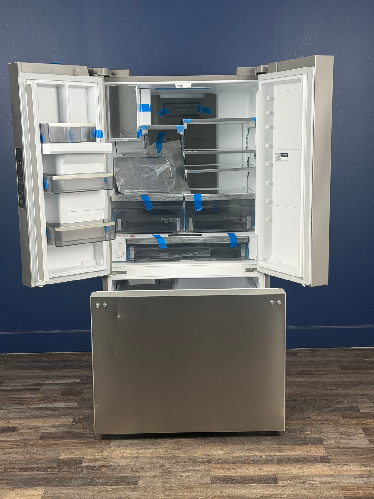 Frigidaire - Professional 36 in. 28 cu. ft. Standard Depth French Door Refrigerator in Stainless Steel with CrispSeal Technology