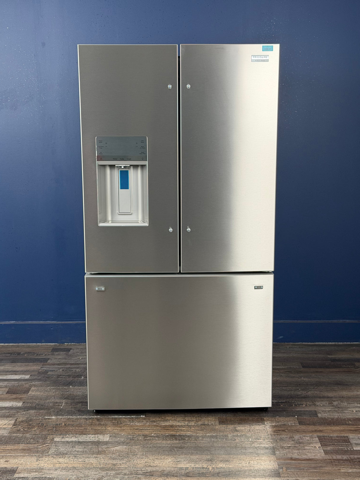 Frigidaire - Gallery 36 in. 23 cu. ft. Counter Depth French Door Refrigerator in Smudge-Proof Stainless Steel with Dual Ice Maker
