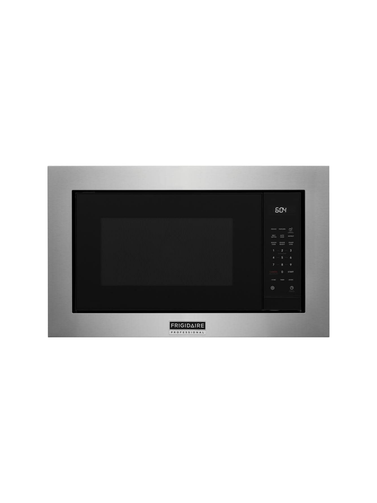 Frigidaire - Professional 2.2 cu ft 24 in Electric Built-In Microwave with Sensor Cook in Stainless Steel