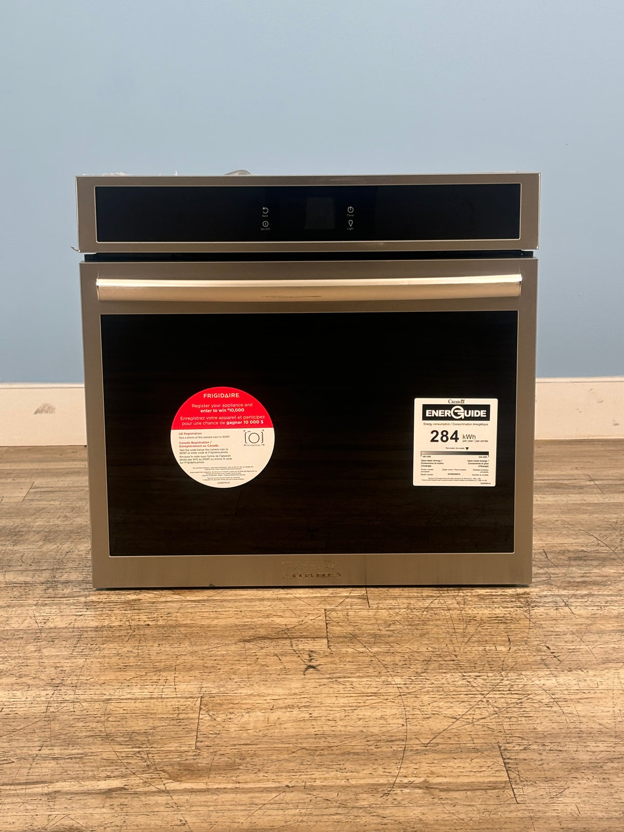 Frigidaire Gallery - 30 in. Single Electric Built-In Wall Oven with Total Convection in Smudge-Proof Stainless Steel