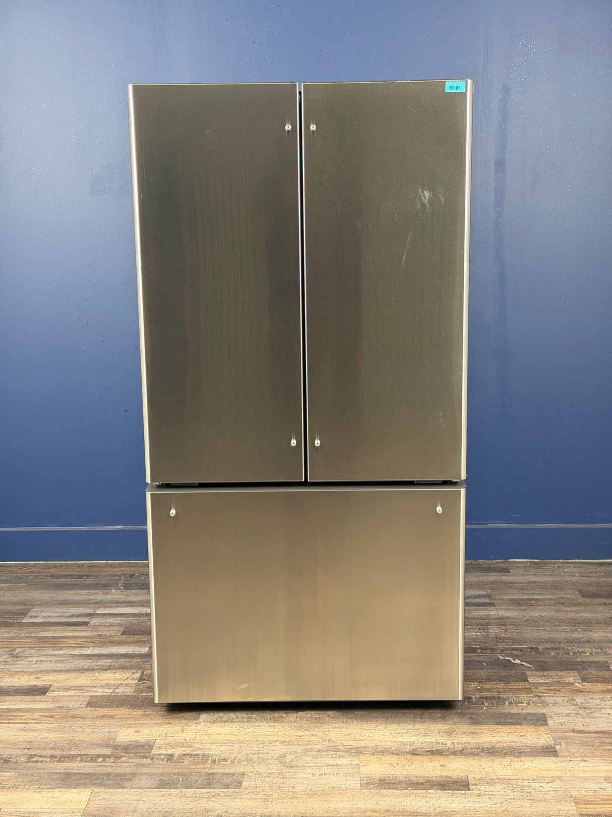 GE Cafe - 23.1 cu. ft. Smart French Door Refrigerator with Internal Water Dispenser in Stainless Steel, Counter Depth, ENERGY STAR
