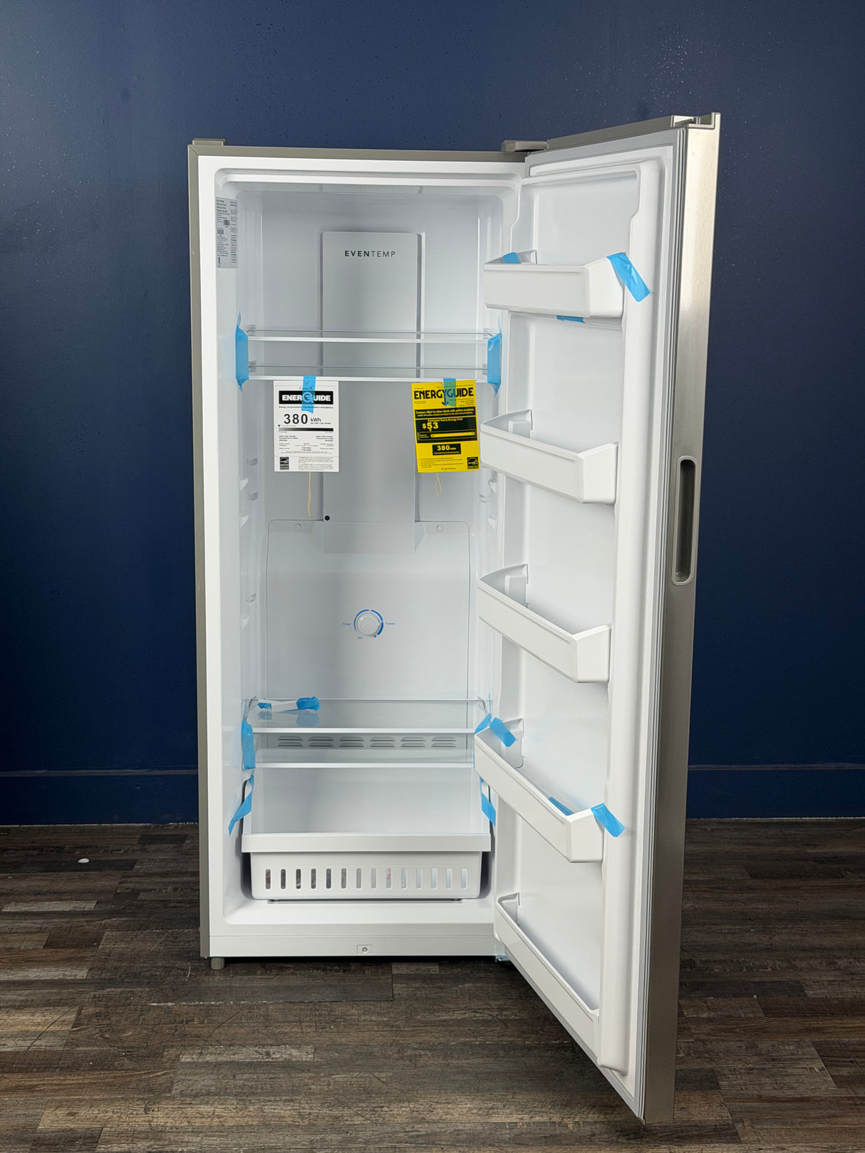 Frigidaire - 13 cu. ft. Garage Ready Convertible Frost Free Upright Freezer in Fingerprint-Resistant Stainless Look