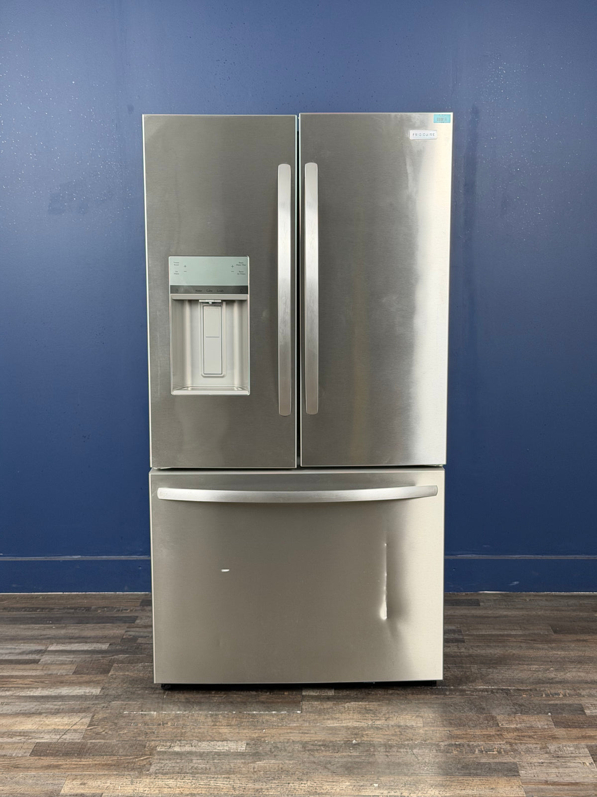 Frigidaire - 36 in. 23 cu. ft. Counter Depth French Door Refrigerator in Stainless Steel