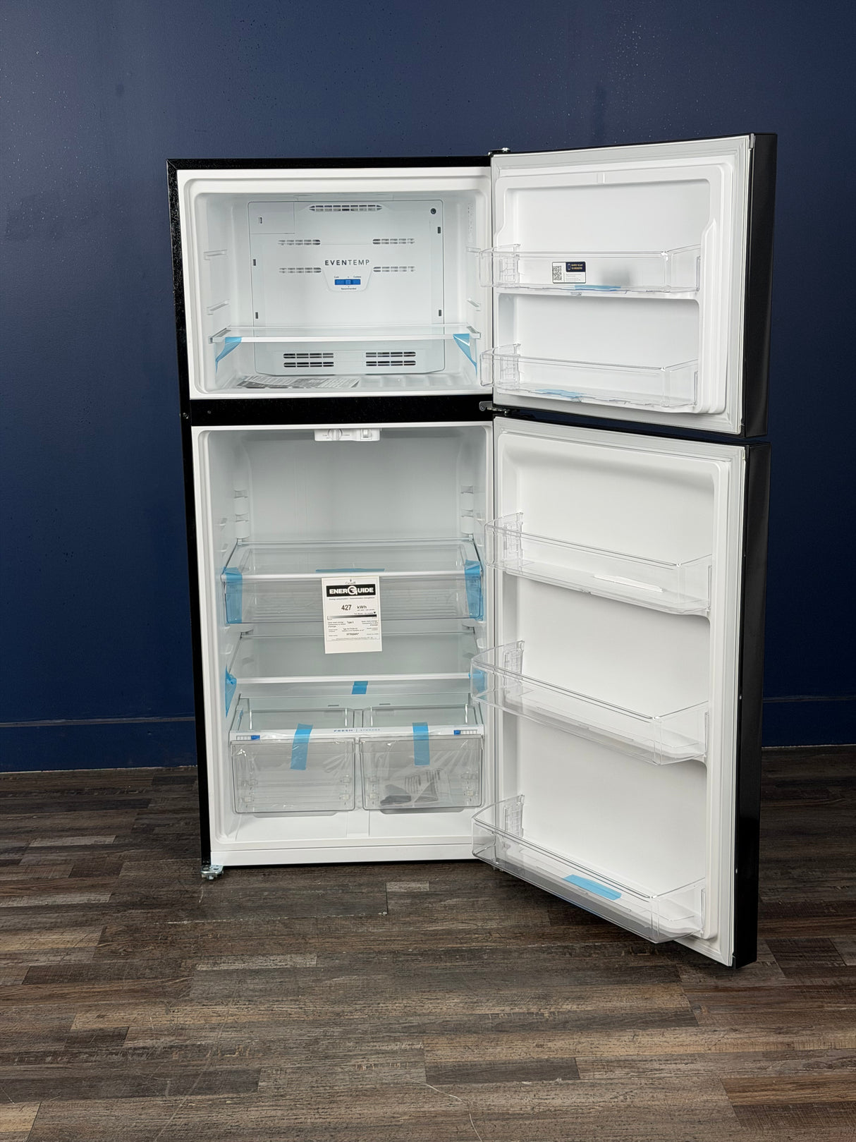 Frigidaire - 30 in. 20 cu. ft. Garage Ready Top Freezer Refrigerator in Black