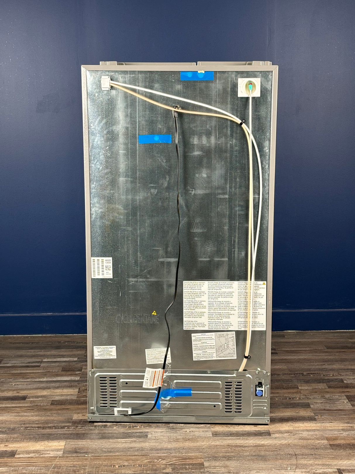 Frigidaire - 36.1 in. 22.3 cu. ft. Counter Depth Side-by-Side Refrigerator in Stainless Steel