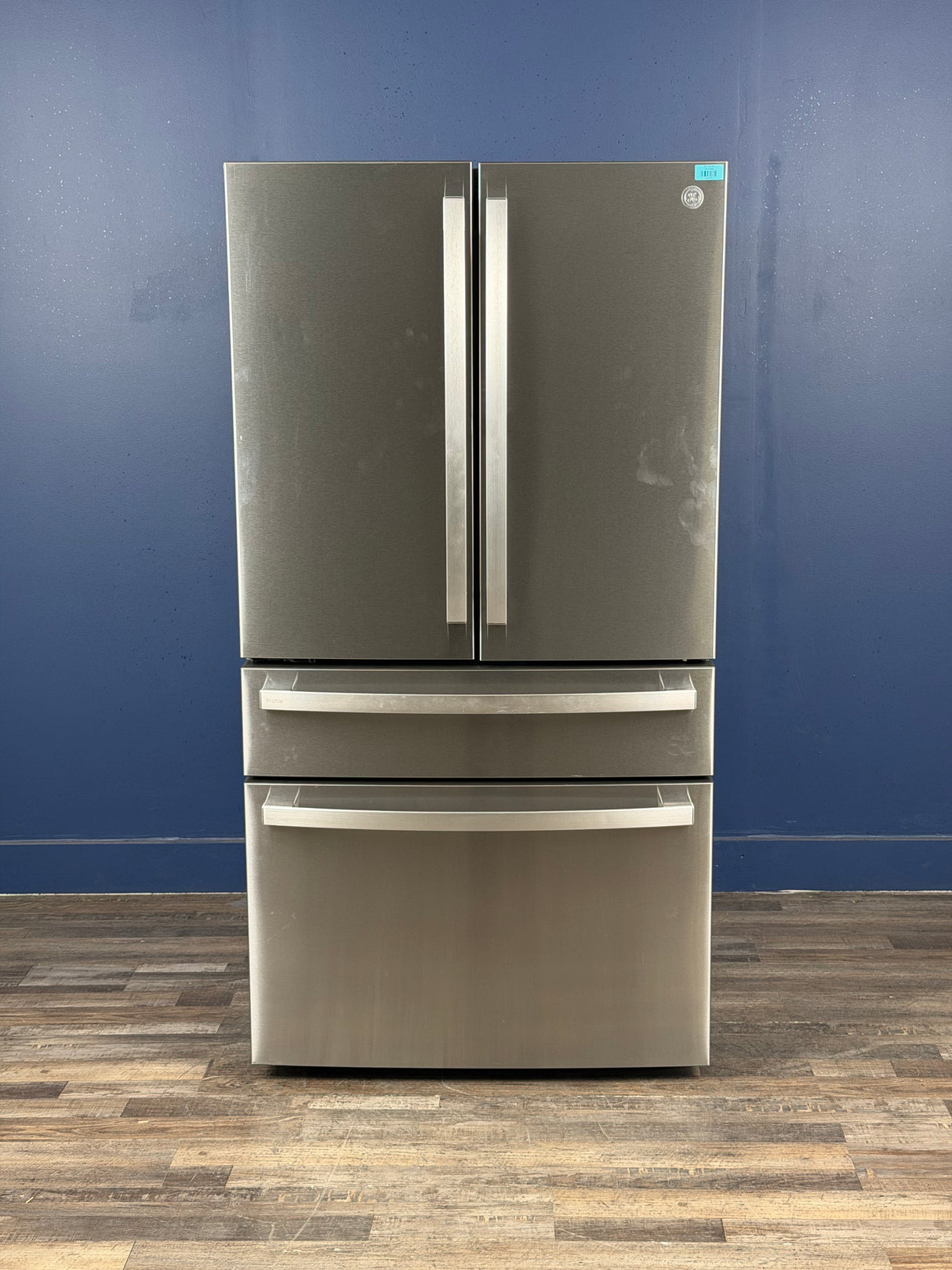 GE Profile - Profile 29 cu. ft. Smart 4-Door French-Door Refrigerator Stainless Steel w/Door in Door, Dual-Dispense AutoFill Pitcher