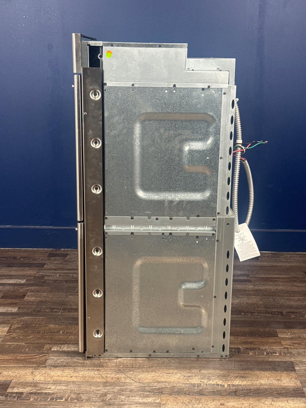 GE Cafe - Cafe 27 in. Smart Double Electric Wall Oven with Self-Cleaning and Convection Upper Oven in Stainless Steel