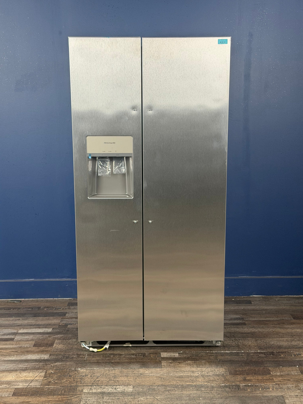 Frigidaire - 33 in. 22.3 cu. ft. Standard Depth Side by Side Refrigerator in Stainless Steel