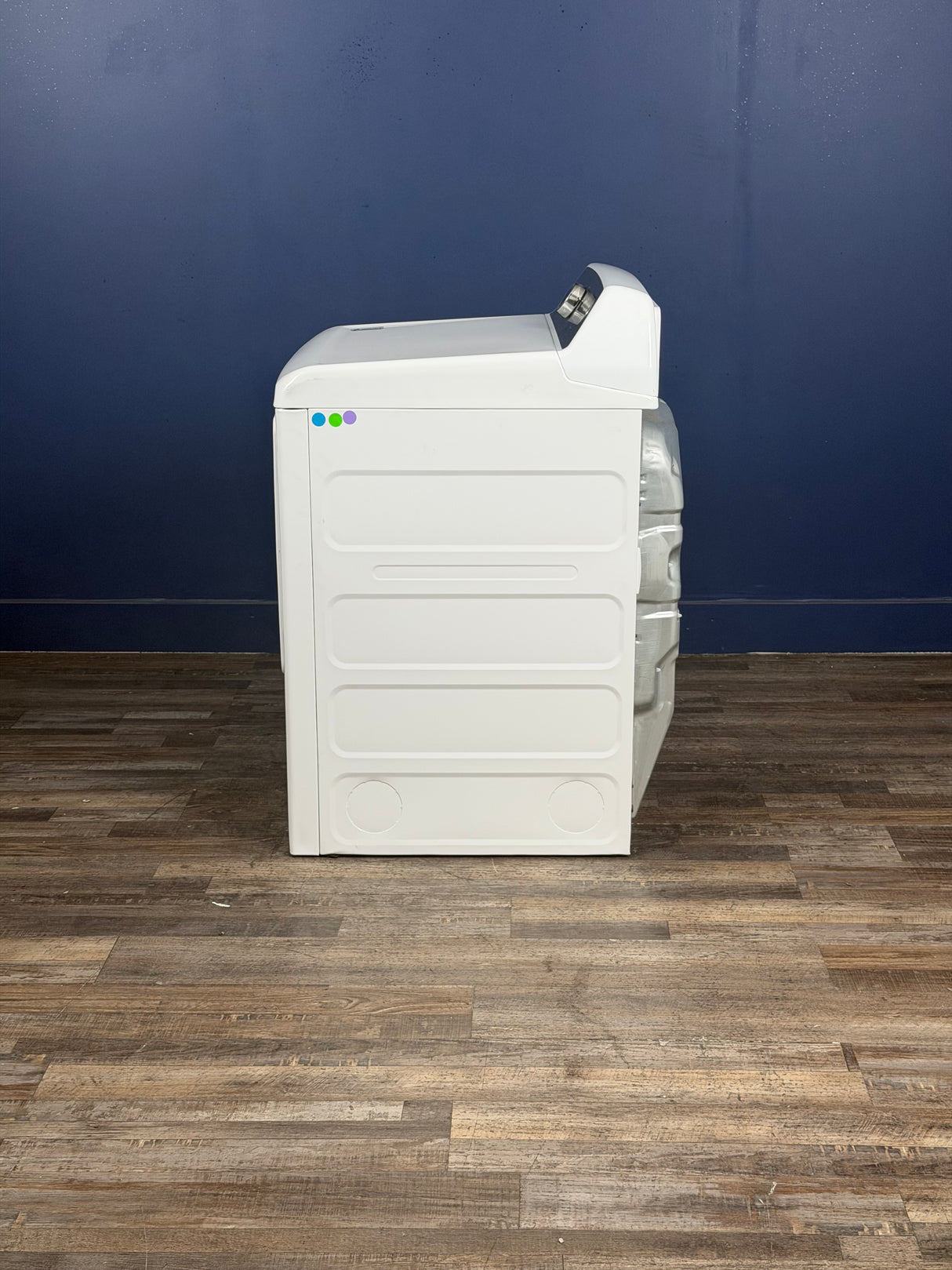 GE - Profile 7.4 cu.ft. Smart Gas Dryer in White with Sanitize Cycle and Sensor Dry, ENERGY STAR