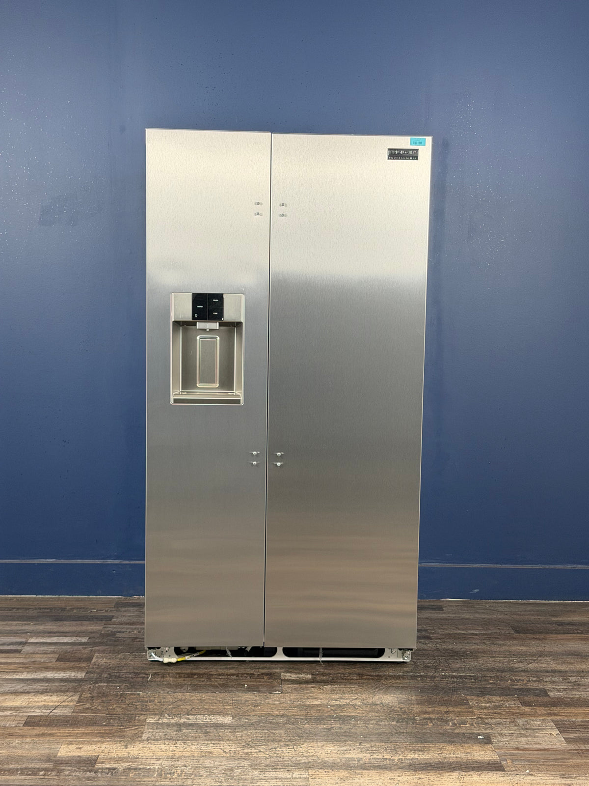 Frigidaire - Professional 36 in. 22.3 cu. ft. Counter Depth Side-by-Side Refrigerator in Smudge-Proof Stainless Steel