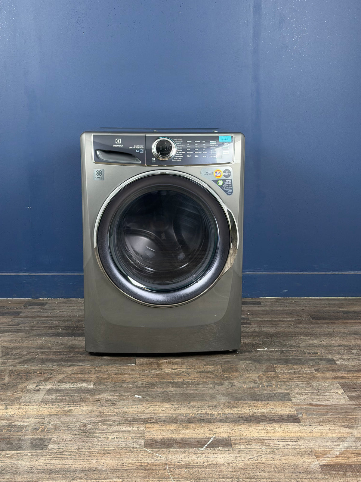 Electrolux - 4.5 cu. ft. Stackable Front Load Washer in Titanium with SmartBoost, Optic Whites, and Pure Rinse