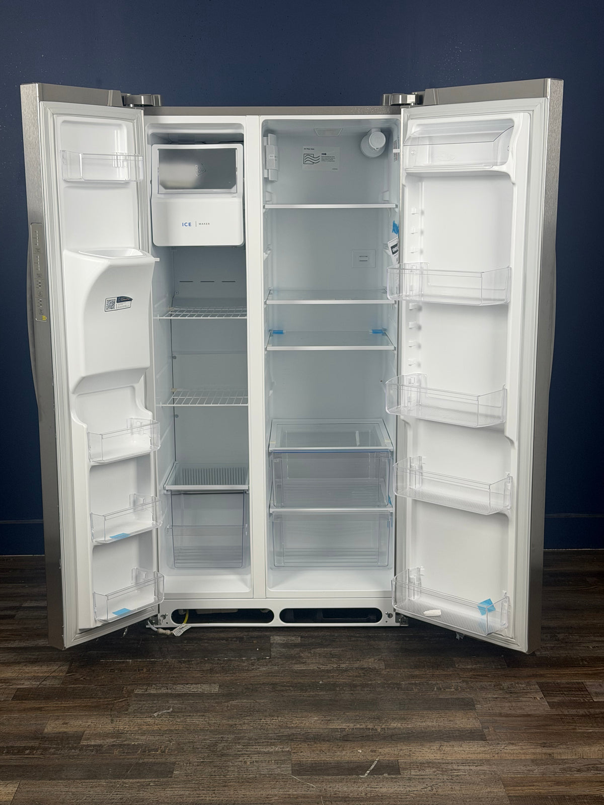 Frigidaire - 36 in. 26 cu. ft. Standard Depth Side by Side Refrigerator in Stainless Steel