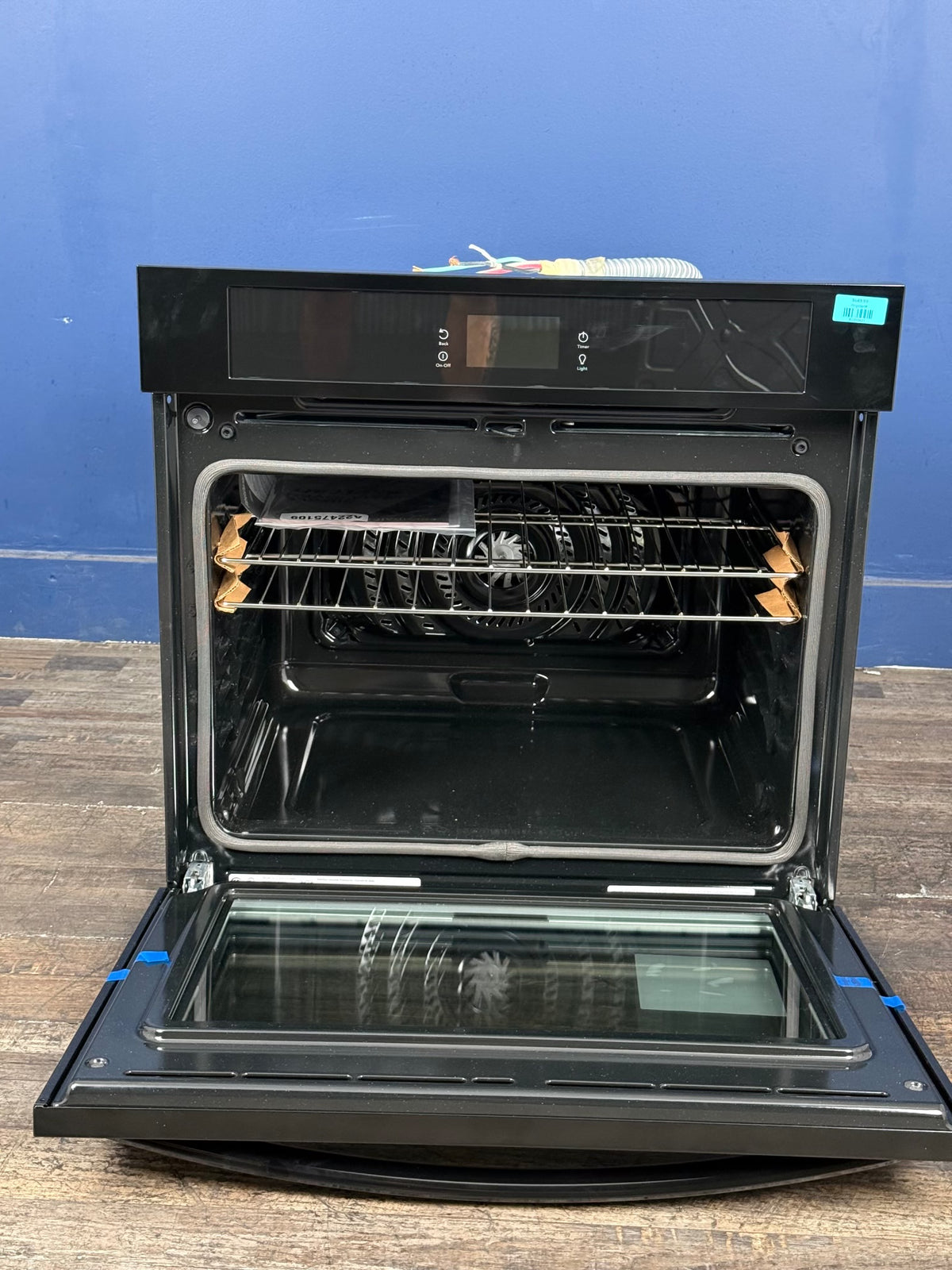 Frigidaire - 30 in. Single Electric Built-In Wall Oven with Convection in Black
