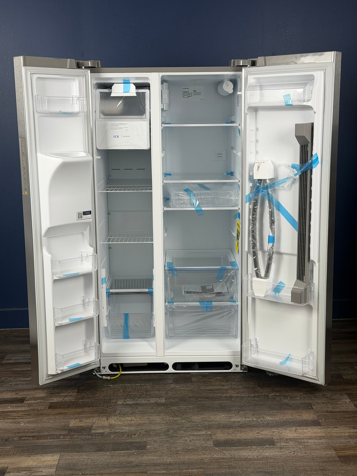Frigidaire - 36 in. 26 cu. ft. Standard Depth Side by Side Refrigerator in Stainless Steel
