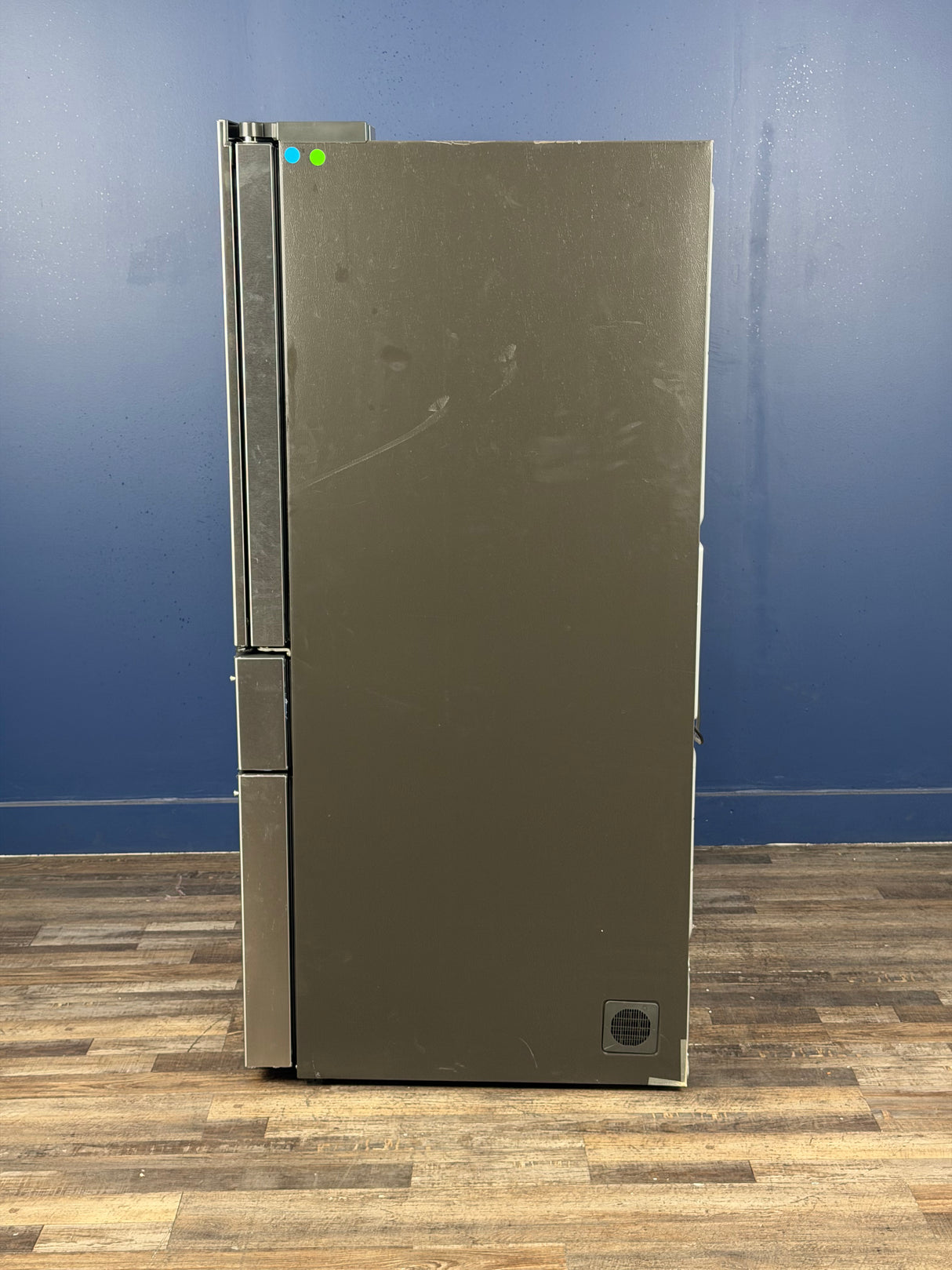 GE Profile - Profile 27.9 cu. ft. Smart 4-Door French Door Refrigerator with Door-in-Door in Fingerprint Resistant Stainless Steel