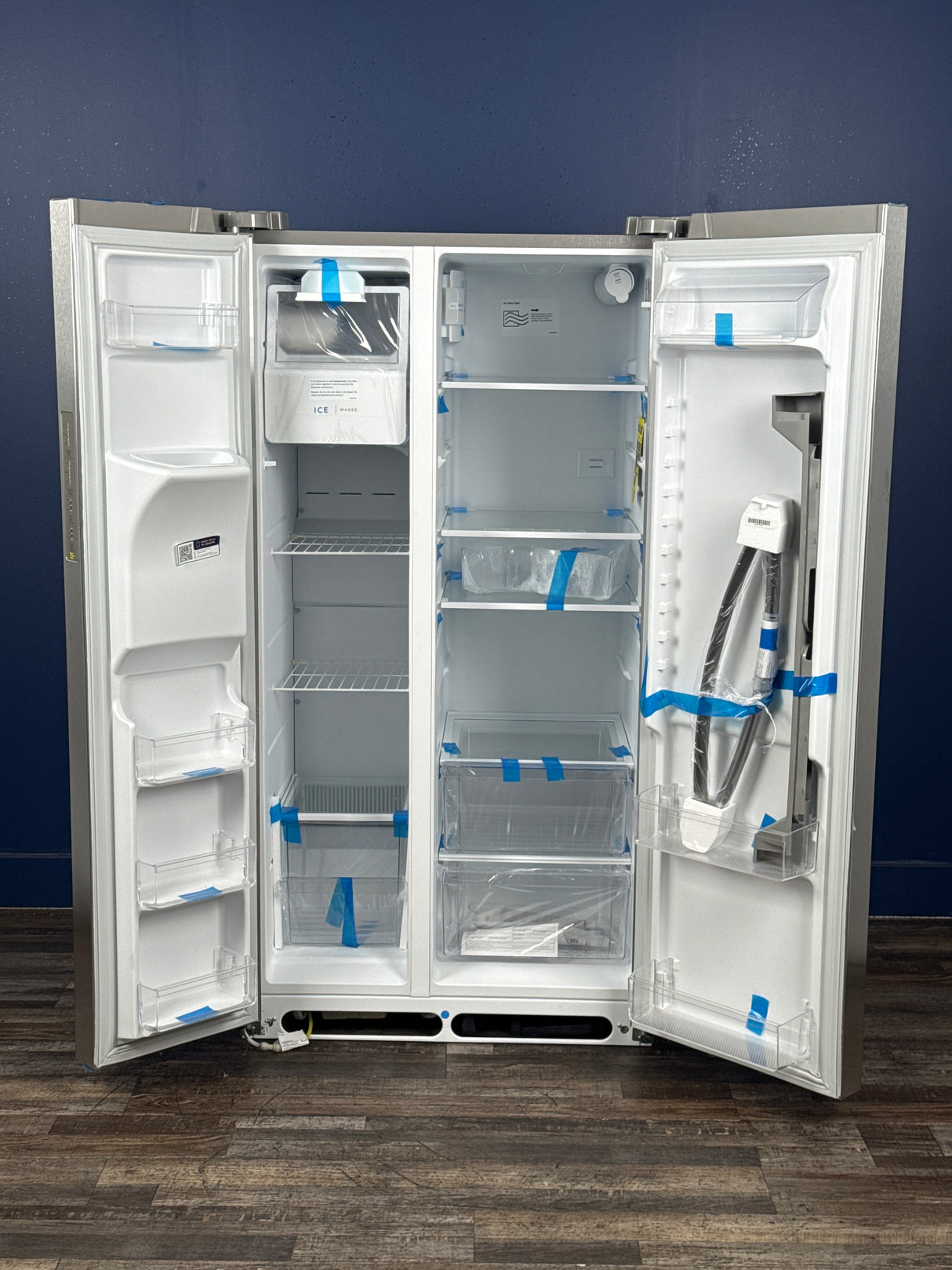 Frigidaire - 36 in. 26 cu. ft. Standard Depth Side by Side Refrigerator in Stainless Steel