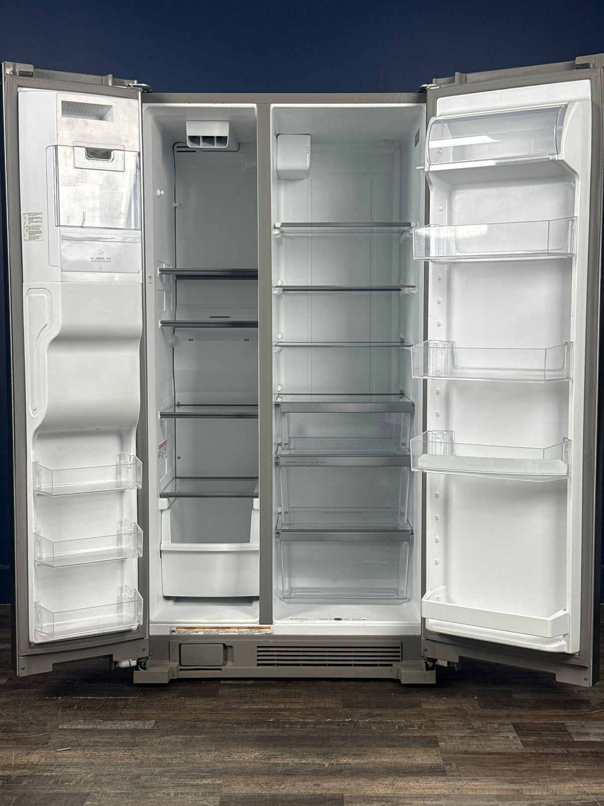 Whirlpool - 24.5 cu. ft. Side by Side Refrigerator in Fingerprint Resistant Stainless Finish