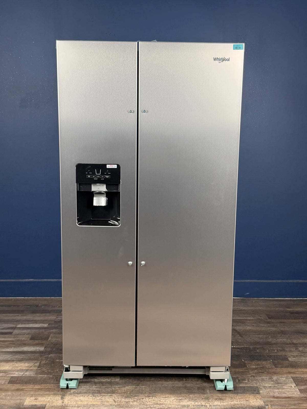 Whirlpool - 24.6 cu. ft. Side by Side Refrigerator in Fingerprint Resistant Stainless Finish