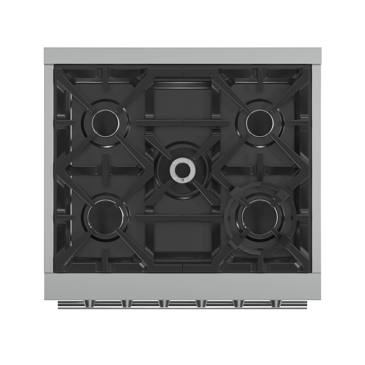 Forno Massimo 30-Inch Freestanding Gas Range, 5 Burners, True Convection Oven