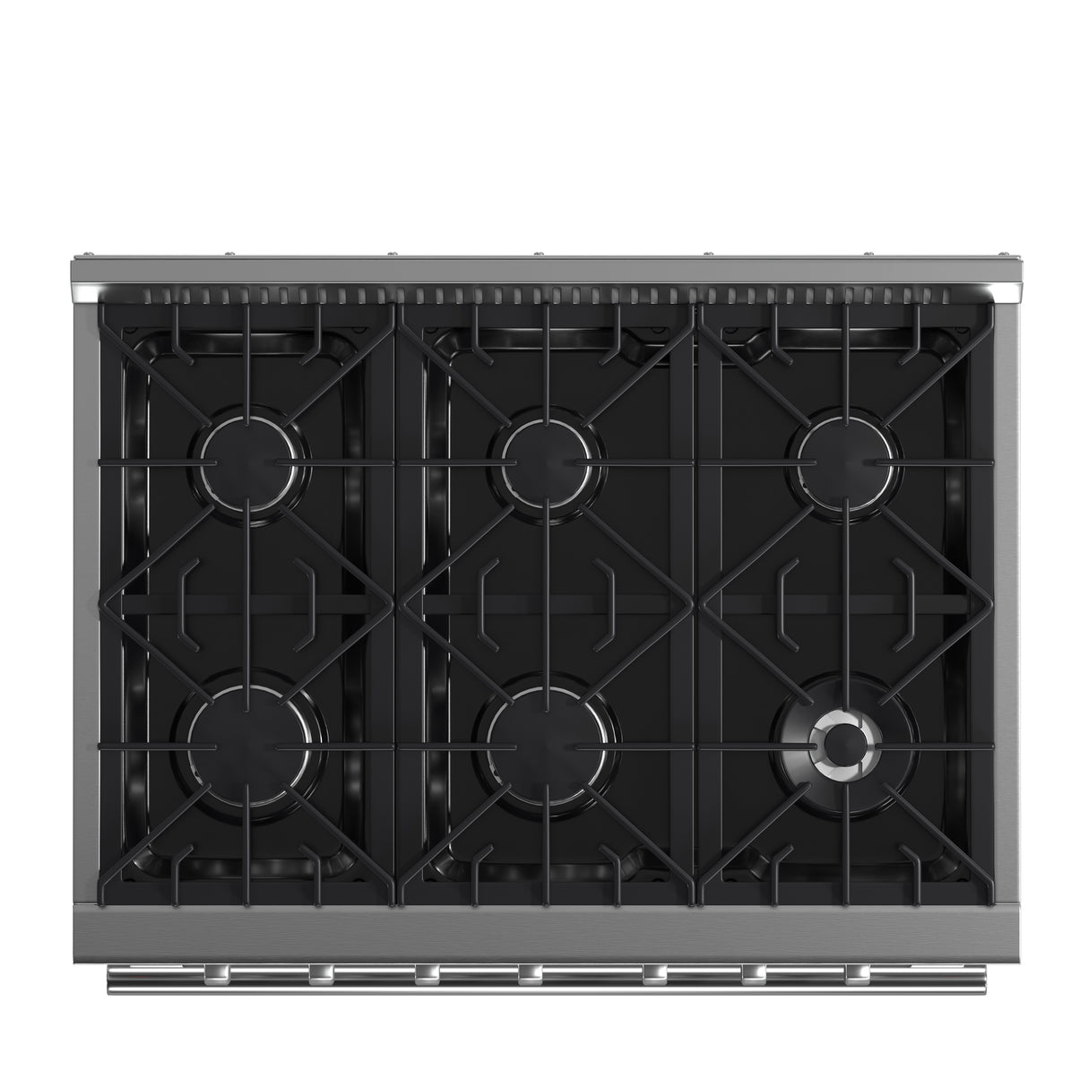 Forno Galiano 36-Inch Freestanding Gas Range, Stainless Steel, 6 Burners, Energy Efficient