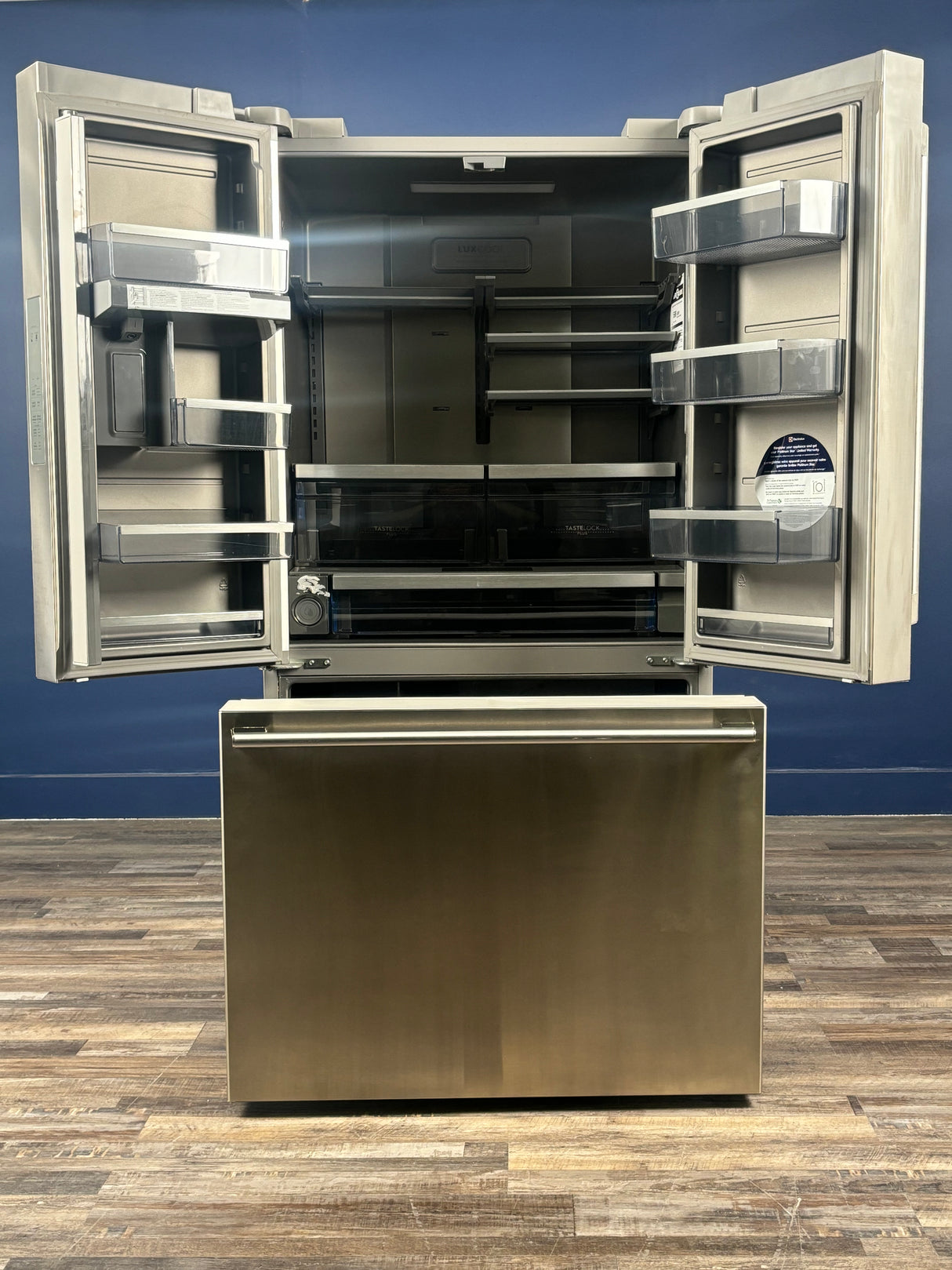 Electrolux - 23 Cu. Ft. Counter-Depth French Door Refrigerator in Stainless Steel