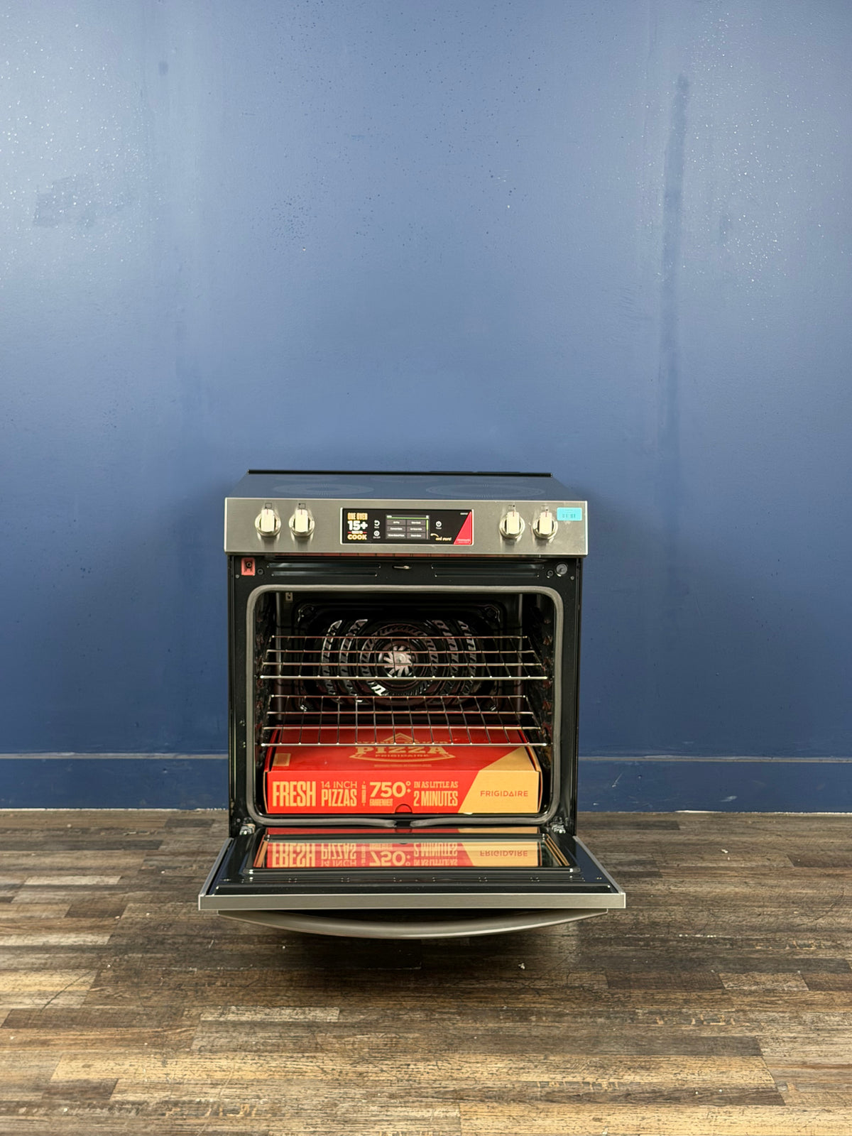 Frigidaire - Gallery 30 in. 5 Element Slide-In Electric Range in Smudge-Proof Stainless Steel with Stone-Baked Pizza