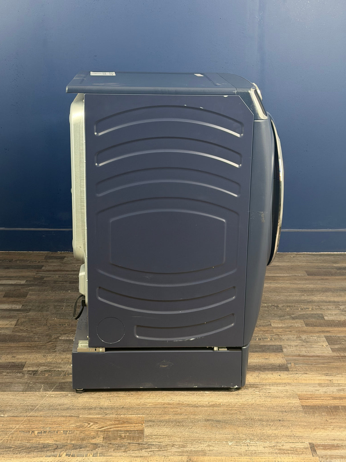 GE Profile - Profile 7.8 cu. ft. vented Gas Dryer in Sapphire Blue with Steam and Sanitize Cycle, ENERGY STAR
