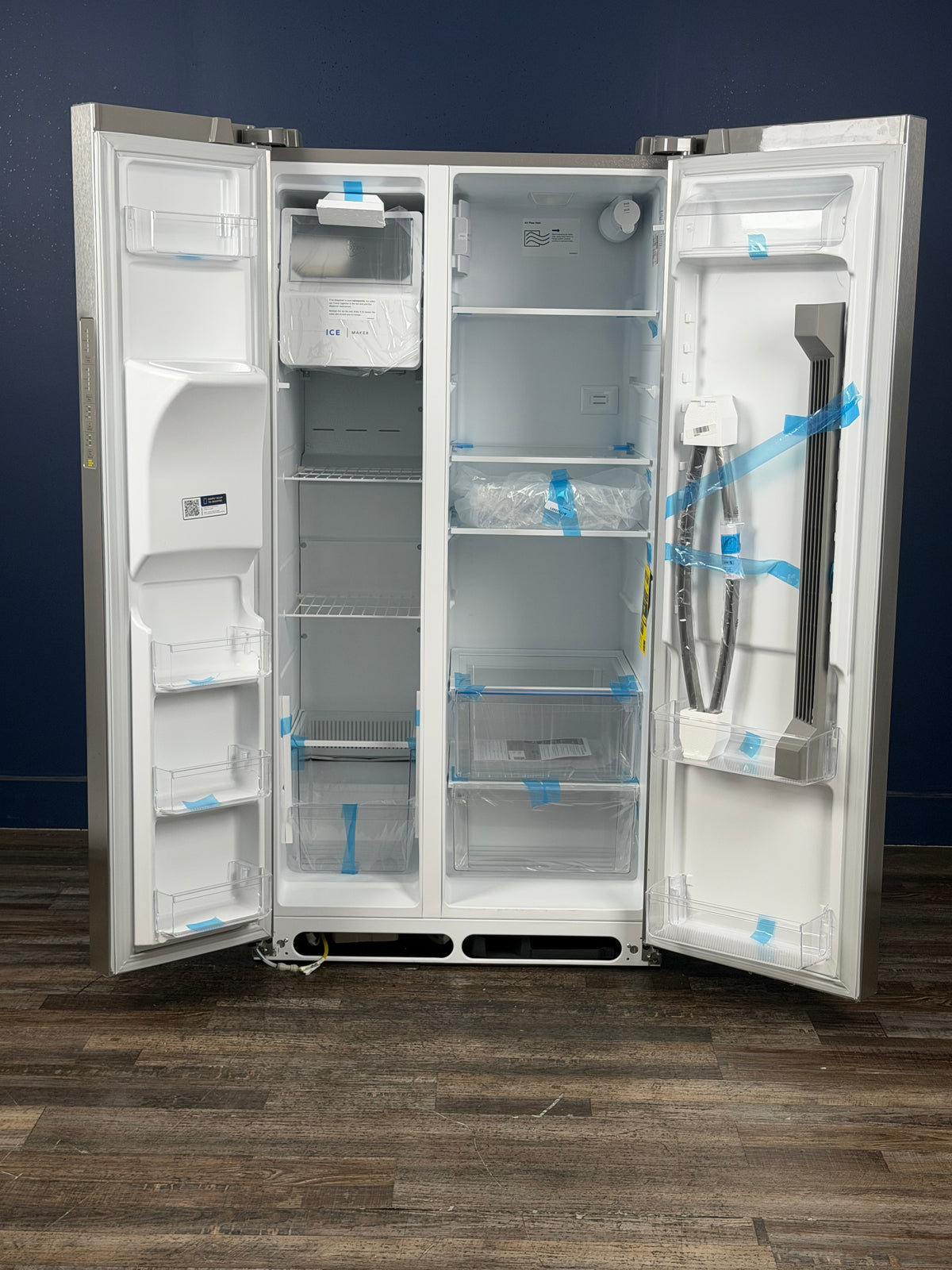 Frigidaire - 36 in. 26 cu. ft. Standard Depth Side by Side Refrigerator in Stainless Steel