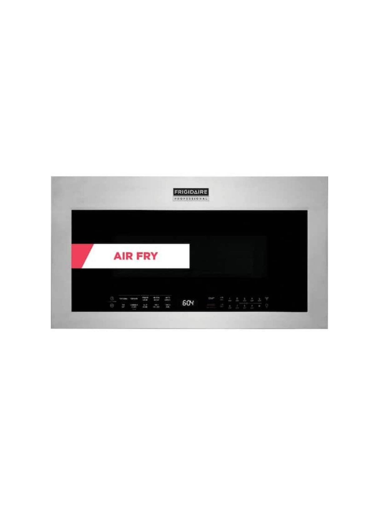 Frigidaire - Professional 30 in. 1.9 cu. ft. Over-the-Range Microwave in Stainless Steel with Vent and Air Fry