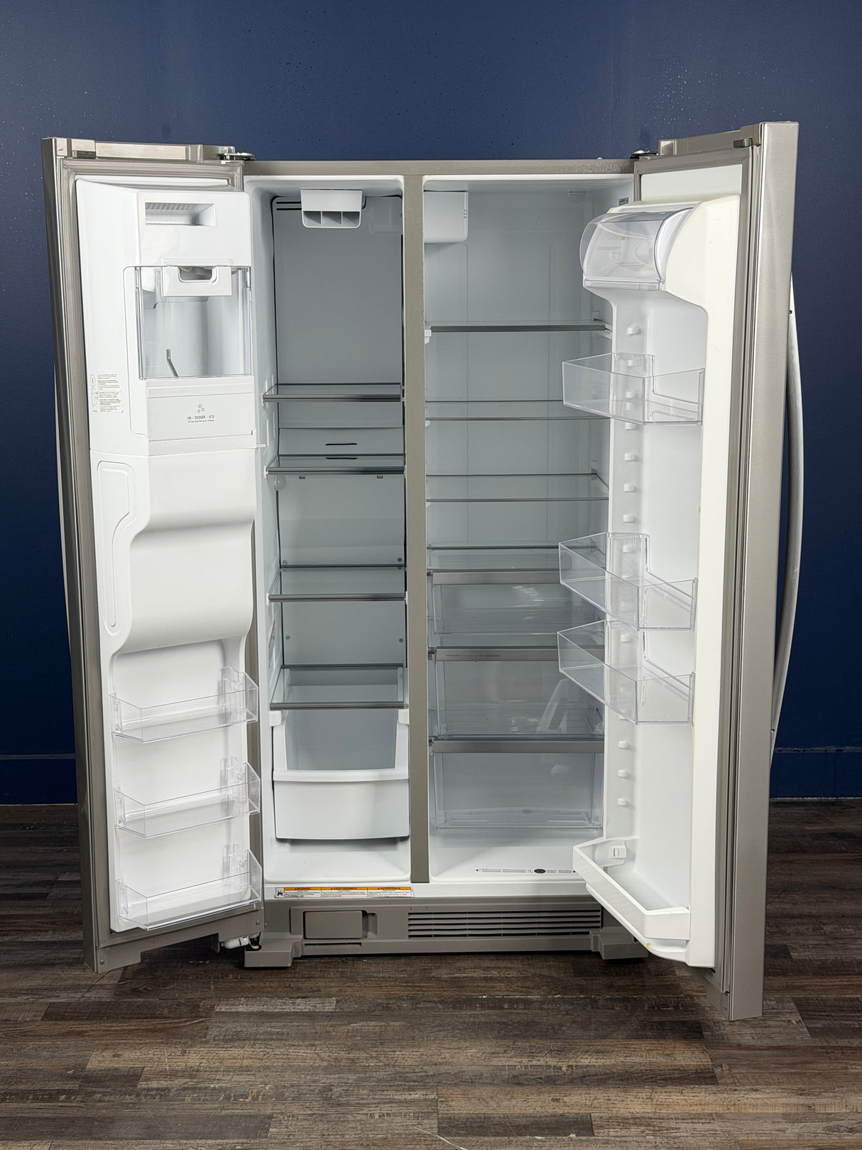 Whirlpool - 24.5 cu. ft. Side by Side Refrigerator in Fingerprint Resistant Stainless Finish
