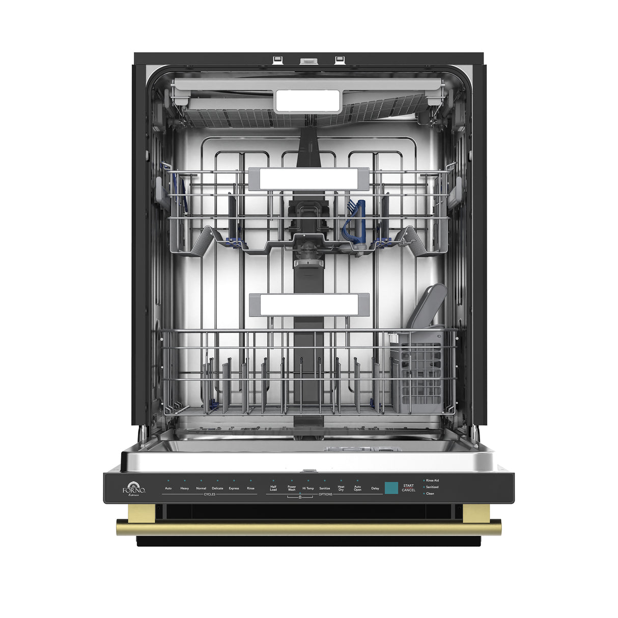 Stella 24 in. Built-in Dishwasher in Black, Tall Tub, Top Touch Control, Fingerprint-Resistant Stainless Steel Dishwasher, Black, Quiet 44 dBA, Soil-Sensing Capable, NSF & ENERGY STAR
