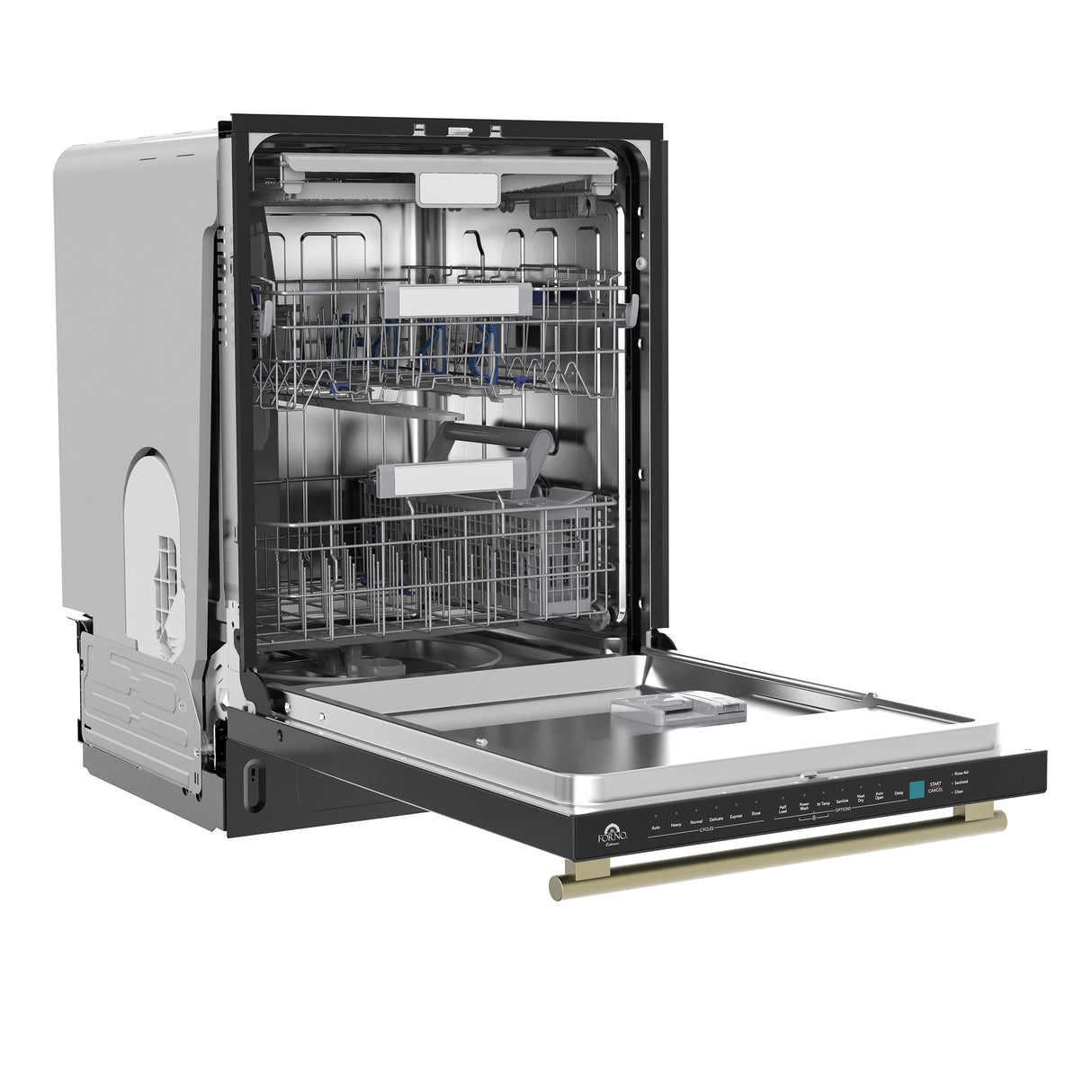 Stella 24 in. Built-in Dishwasher in Black, Tall Tub, Top Touch Control, Fingerprint-Resistant Stainless Steel Dishwasher, Black, Quiet 44 dBA, Soil-Sensing Capable, NSF & ENERGY STAR