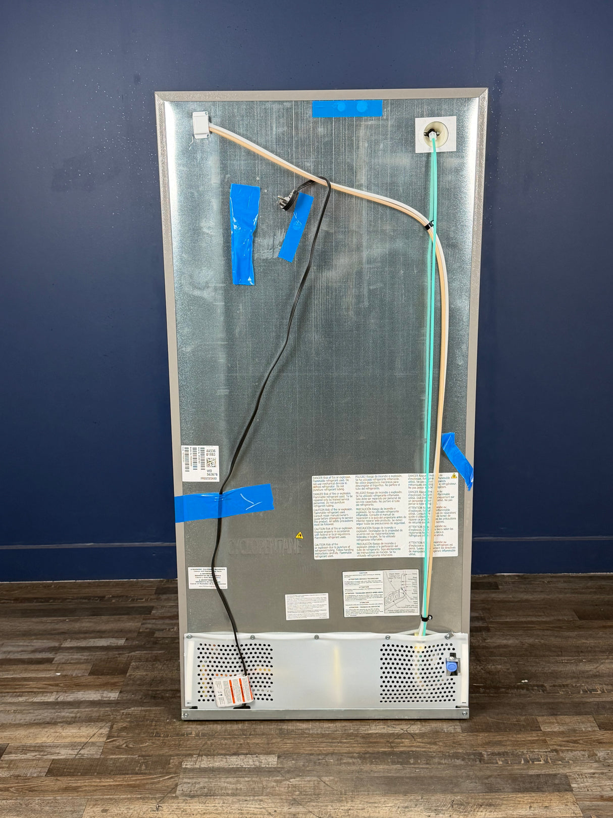 Frigidaire - 33 in. 22.3 cu. ft. Standard Depth Side by Side Refrigerator in Stainless Steel