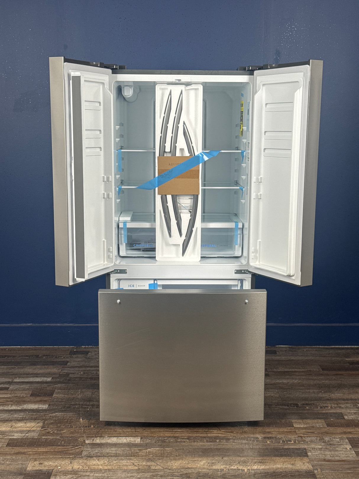 Frigidaire - 31.5 in. 18 cu. ft. Counter Depth French Door Refrigerator in Fingerprint-Resistant Stainless Look