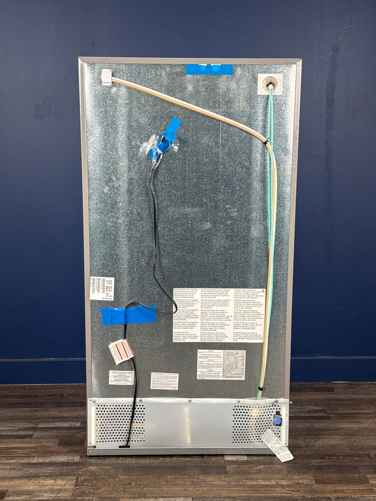 Frigidaire - 36 in. 26 cu. ft. Standard Depth Side by Side Refrigerator in Stainless Steel