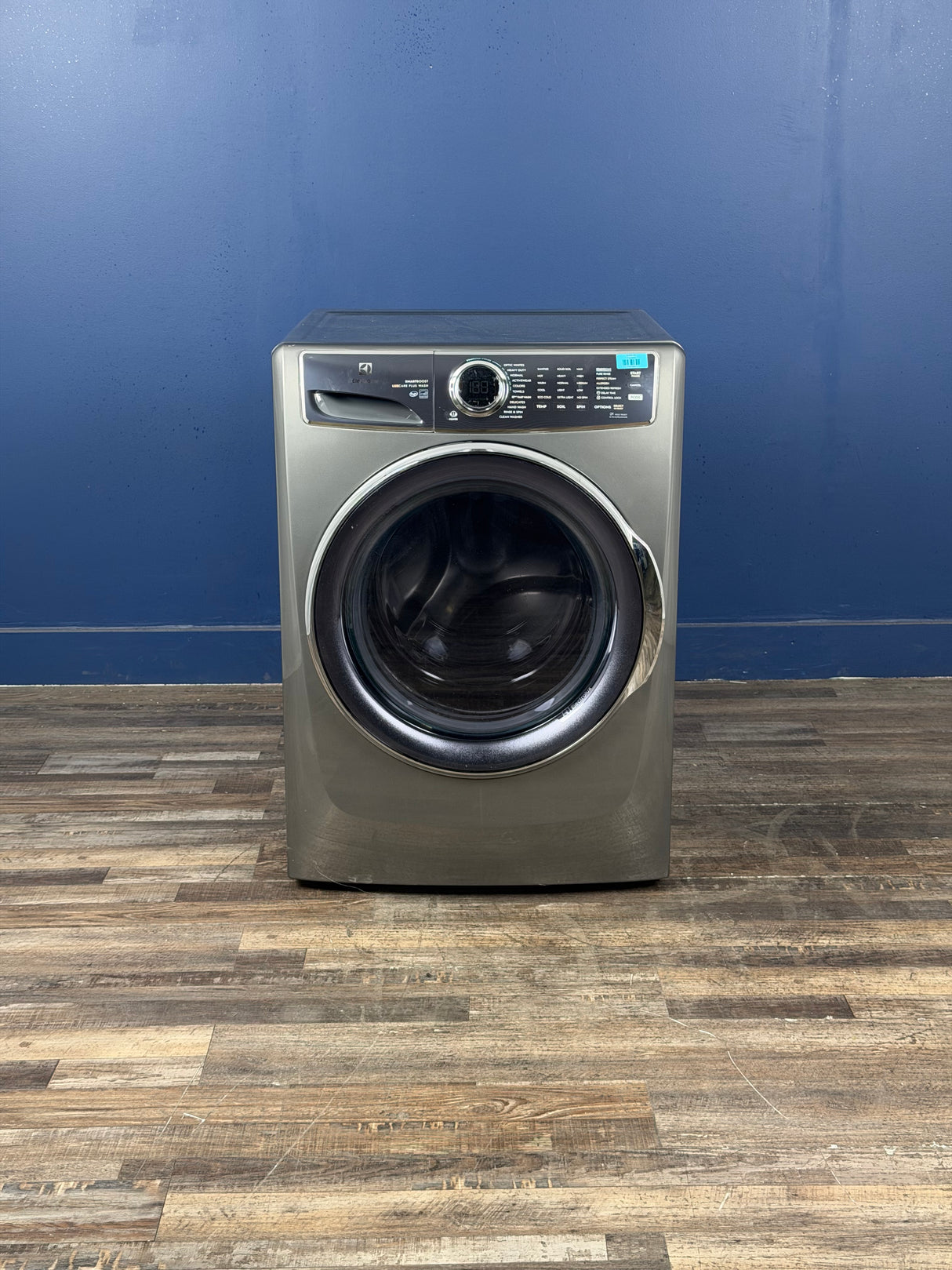 Frigidaire - 4.5 cu. ft. Stackable Front Load Washer in Titanium with SmartBoost, Optic Whites, and Pure Rinse