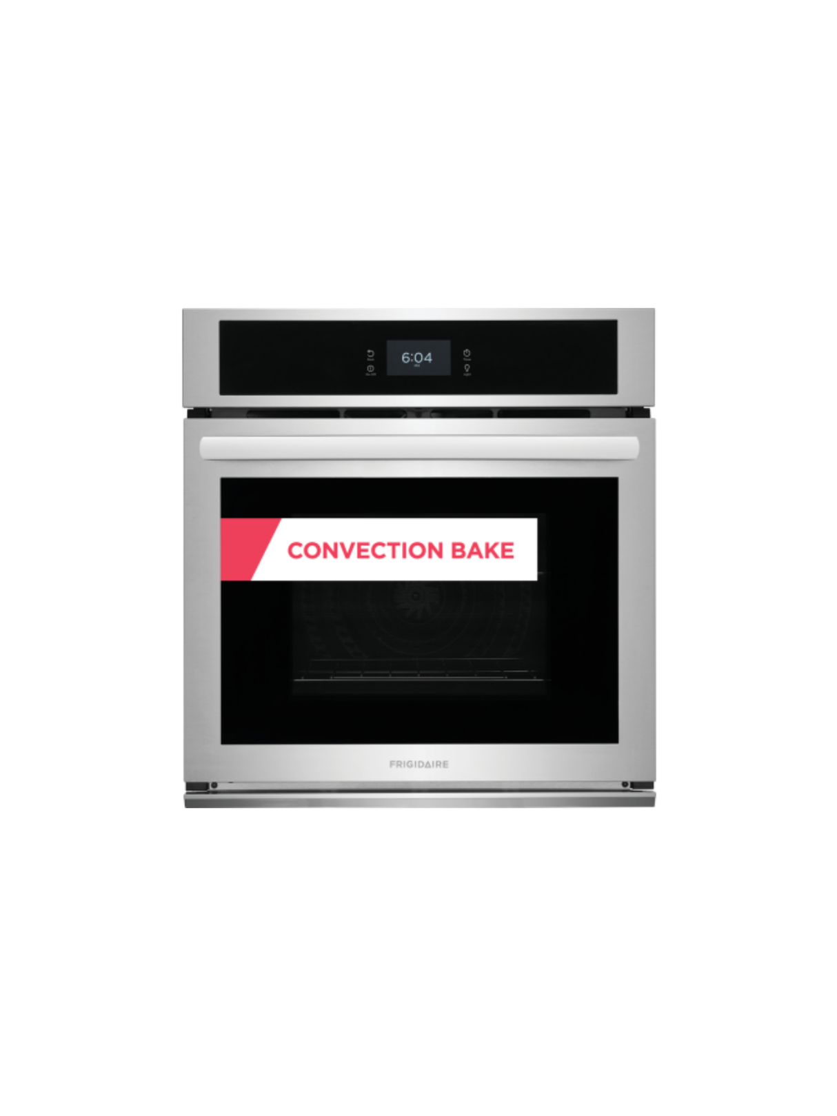 Frigidaire - 27 in. Electric Built-In Wall Oven and Microwave Combination in Stainless Steel